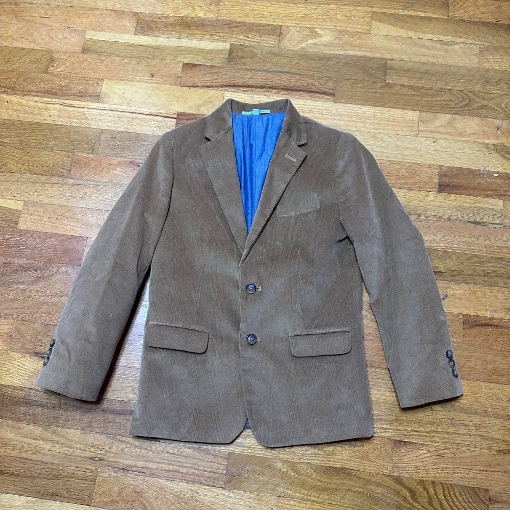 Vintage Classic Club Brushed Corduroy Two Button Blazer Jacket 10/12